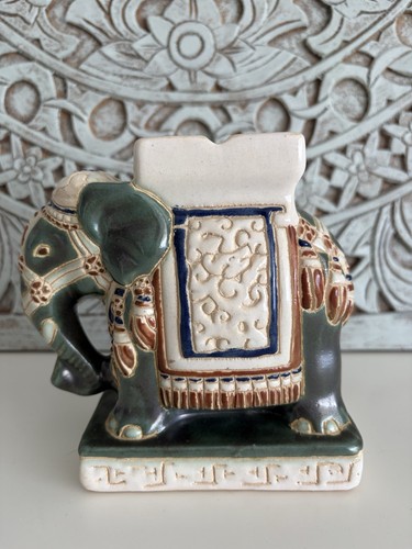 Vintage aschenbecher elefant - aschenbecher,