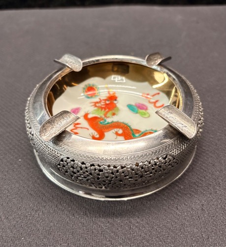 Aschenbecher 900 silber - aschenbecher,