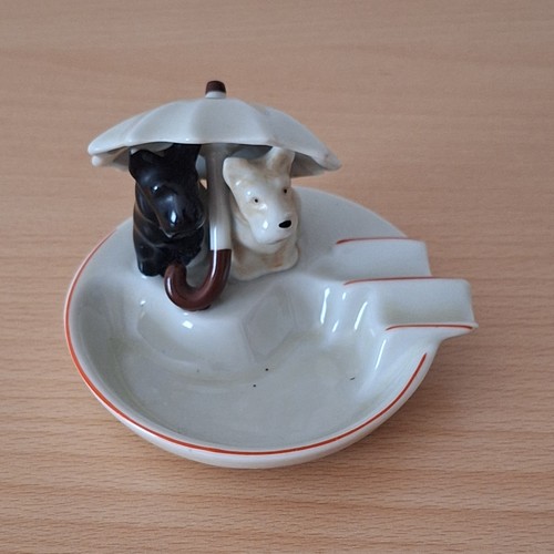 Antiker aschenbecher porzellan - antiker,