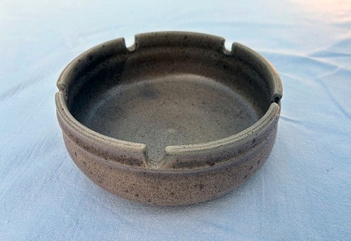 Keramik aschenbecher braun - keramik,