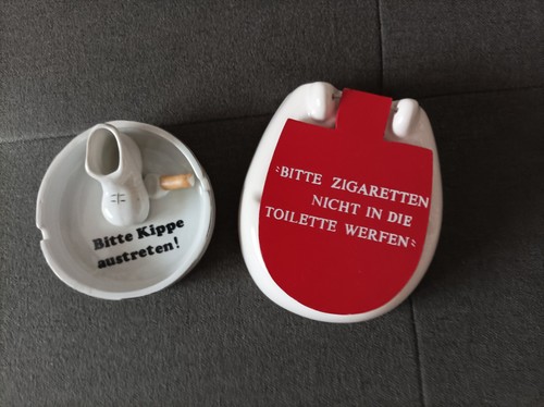 Aschenbecher mit witzigem - 2,