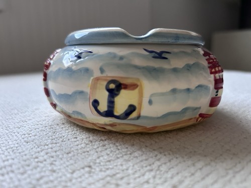 Maritimer keramik aschenbecher - maritimer,