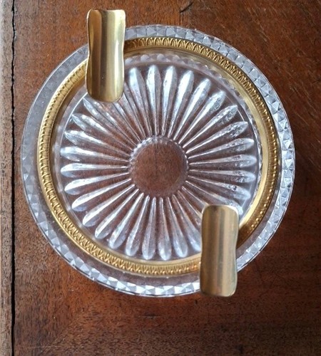 Vintage kristall aschenbecher - vintage,