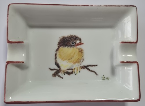 Porzellan keramik aschenbecher - keramik,