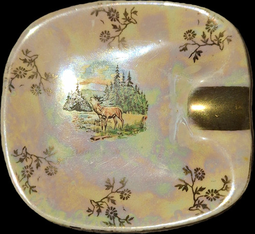 Vintage porzellan aschenbecher - porzellan,